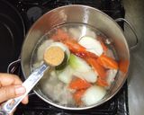 セロリスープ♪簡単葉っぱは高血圧に良い作り方6写真