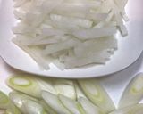 大根ねぎコーンの腸活クリームリゾット作り方1写真