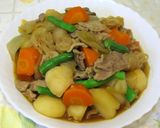 簡単☆豚こまの肉じゃが作り方6写真