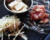 塩麹で★鶏とえのきと豆腐のお吸い物作り方1写真