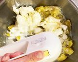 りんごとさつまいものチーズケーキ作り方10写真
