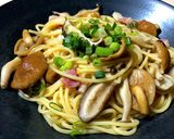 コンソメでなめこときのこのパスタ作り方7写真