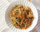 ワンパンアレンジ!麻婆はるさめチヂミ作り方4写真