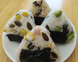 チーズおかかかぼちゃナッツおむすび作り方4写真