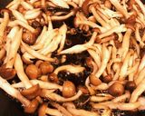 しめじの佃煮おろし乗せ作り方3写真