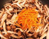 しめじの佃煮おろし乗せ作り方4写真