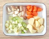 鶏肉と冬野菜の味噌クリームシチュー作り方2写真