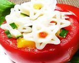 星パスタとミニトマトサラダ(卵乳小麦無)作り方6写真