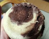 プロテインマーブル蒸しパン作り方6写真