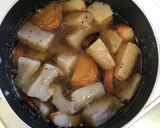 味染み美味しい♡さつま揚げと蒟蒻の甘辛煮作り方6写真