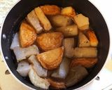 味染み美味しい♡さつま揚げと蒟蒻の甘辛煮作り方8写真