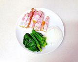 ベーコンの味噌クリームパスタ作り方2写真