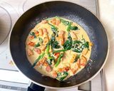 ベーコンの味噌クリームパスタ作り方6写真