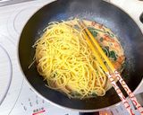 ベーコンの味噌クリームパスタ作り方7写真