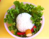 2009干支☆うしさんのお弁当♪作り方1写真