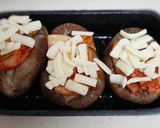 トースターで、しいたけのキムチーズ焼き作り方1写真