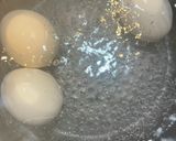 【簡単】★セロリの葉タマゴサラダ★作り方1写真