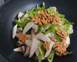 鶏胸肉のクルミ入り青椒肉絲風作り方4写真