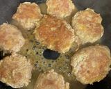 えのき入り生姜味噌豚ハンバーグ作り方5写真
