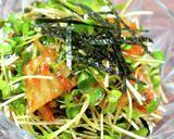 【爆速レシピ】かいわれ大根のキムチ和え♬作り方4写真