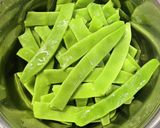 インゲンの醤油炒め作り方1写真