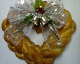 パンでクリスマスリース作り方18写真