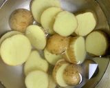 新じゃがとオクラの和風ペペロンチーノ作り方2写真