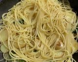 新じゃがとオクラの和風ペペロンチーノ作り方7写真