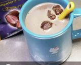 ホットミルクにチョコがけドライ苺☆*｡作り方8写真