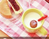 ホットミルクにチョコがけドライ苺☆*｡作り方12写真