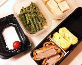 お惣菜とんかつの和風弁当作り方3写真