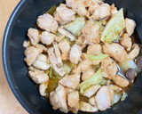 とり肉とキャベツとしいたけの味噌蒸し作り方3写真