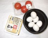 卵トマト豆腐炒め♪簡単心臓の動悸漢方薬膳作り方1写真