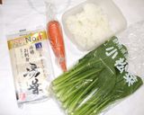 湯葉のお粥♪簡単胃がシクシク痛む漢方薬膳作り方1写真