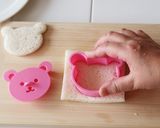 くま型きゅうりのサンドイッチ作り方4写真