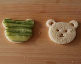 くま型きゅうりのサンドイッチ作り方12写真