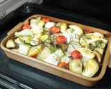 レモンマリネチキンのぎゅうぎゅう焼き作り方5写真