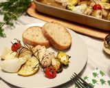 レモンマリネチキンのぎゅうぎゅう焼き作り方6写真