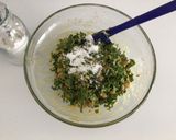 オートミール粉で♪納豆とケールのお焼き作り方5写真