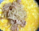 豚バラもやしのチーズオムレツ作り方4写真