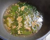 わかやまレタスの梅わかめスープ作り方3写真