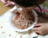 野菜たっぷり☆ガスパチョ風ソースパスタ作り方7写真