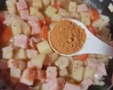 ベーコンブロックのコロコロドライカレー作り方6写真