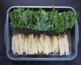 甘辛味！水菜とりんごの肉巻き作り方1写真
