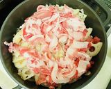 【簡単】豚バラ肉とレンコンの蒸し炒め作り方2写真