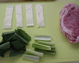 オーロラソースで食べる、小松菜豚巻き作り方1写真