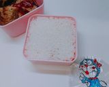 ドラえもん お化粧 キャラ弁作り方1写真