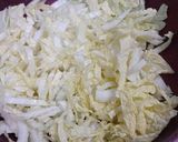 たらこと白菜のクリームスパゲティ作り方2写真