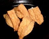厚揚げの豚ひき肉サンド　豆板醤煮作り方2写真