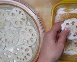 ポン酢でれんこんのツナマヨ挟み焼き作り方4写真